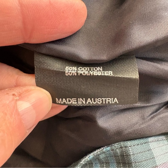 Vintage Salko Austria Plaid Jacket Blouson Style Unisex Size 52 / US 42 - Picture 6 of 8